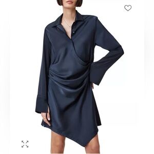 NWT- ALL SAINTS Tira Mini Dress, Collegiate Blue, US8